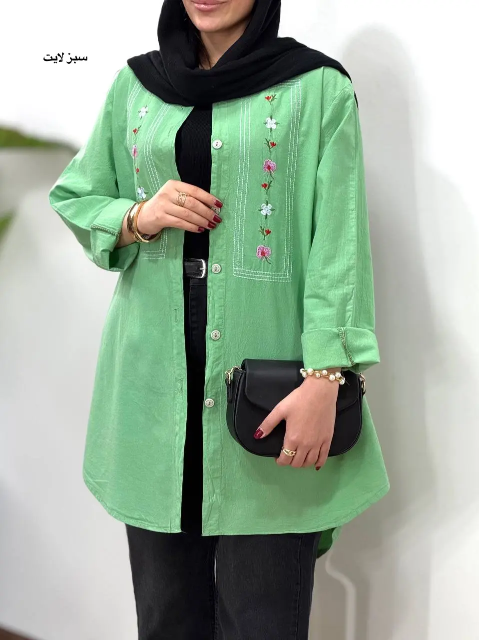 مانتو گلدوزی آیسو مارینا